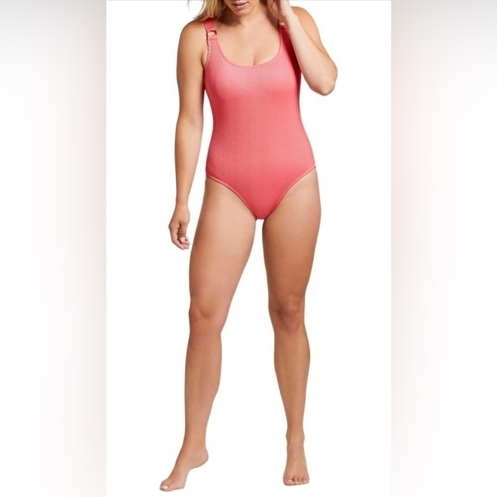 Tribal Women's Standard One-Piece Swimsuit W/Ring XXL NEW